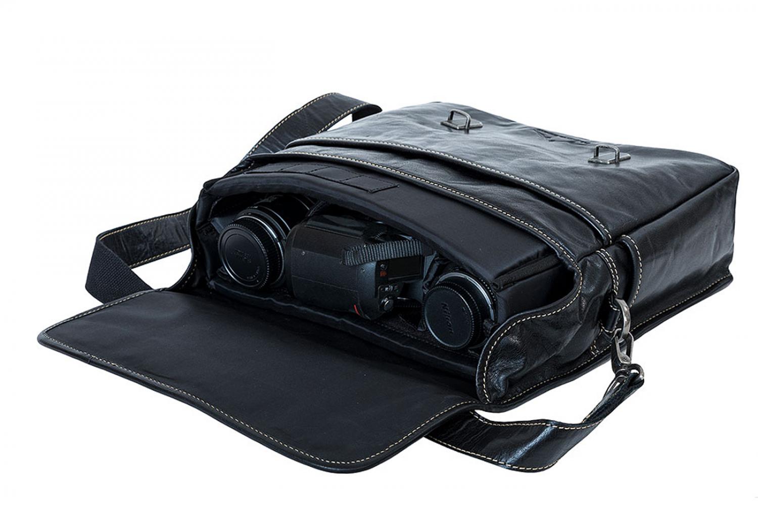 Alpenleder Kameratasche "Reporter"