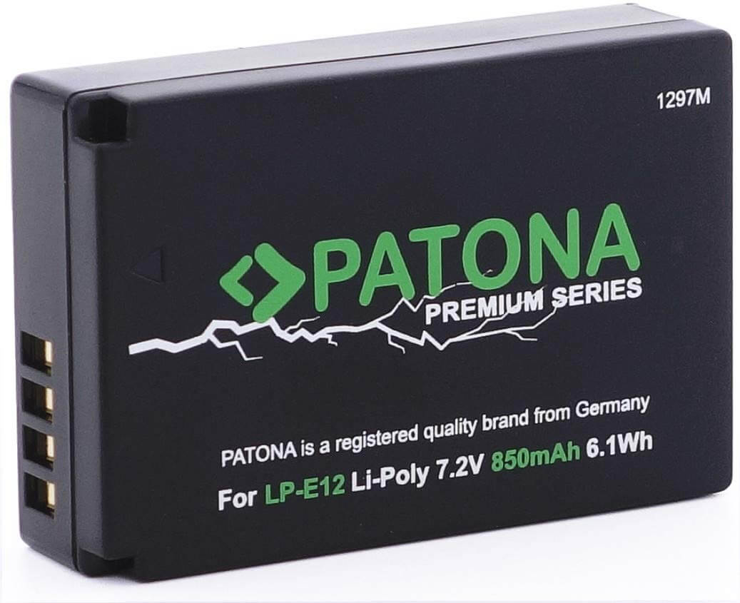 Patona Premium Ersatz für Akku Canon LP-E12