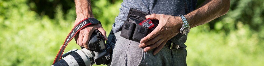 Baxxtar DSLR Akku-Tasche / Akku Gürteltasche