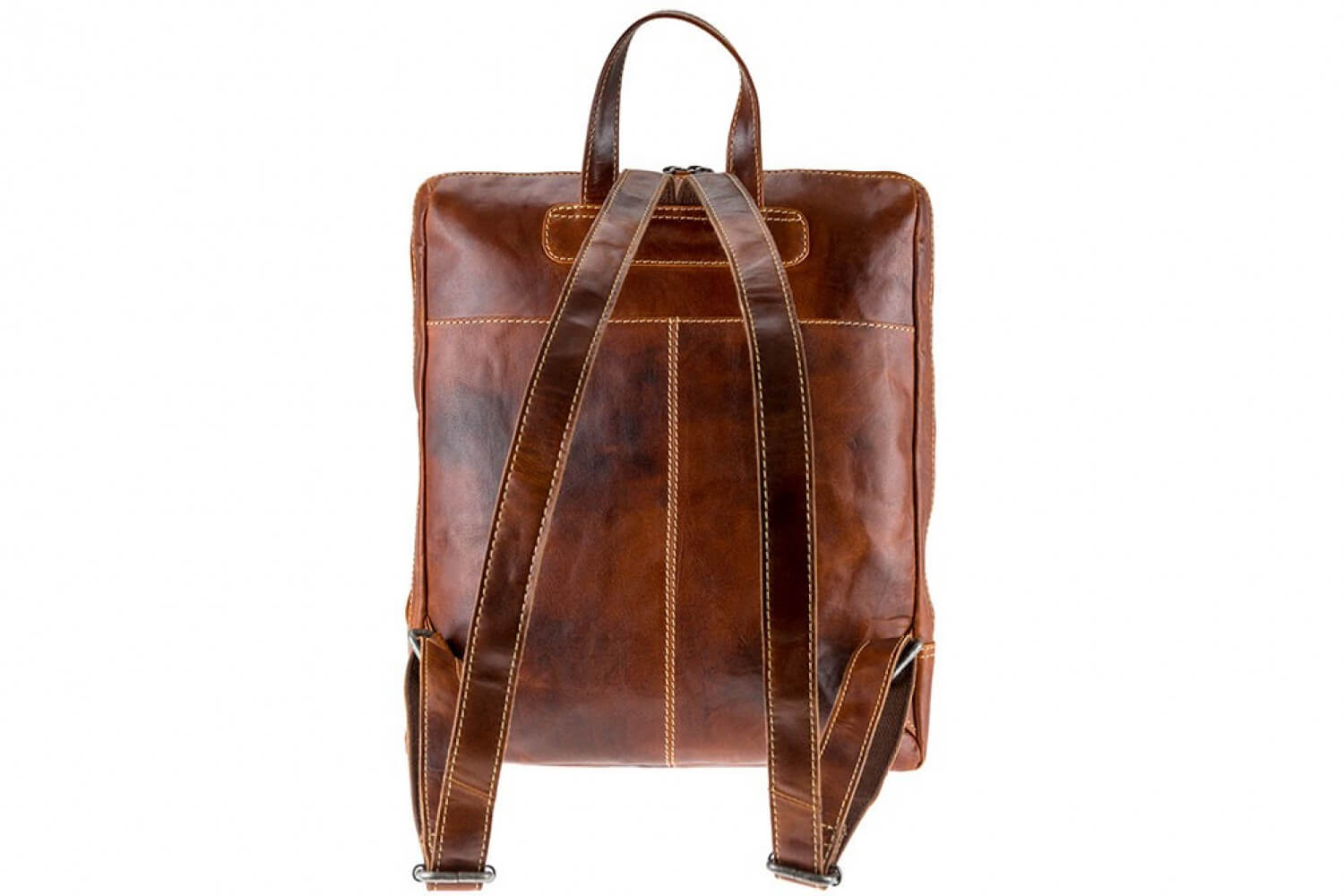 Alpenleder Rucksack Meran cognac