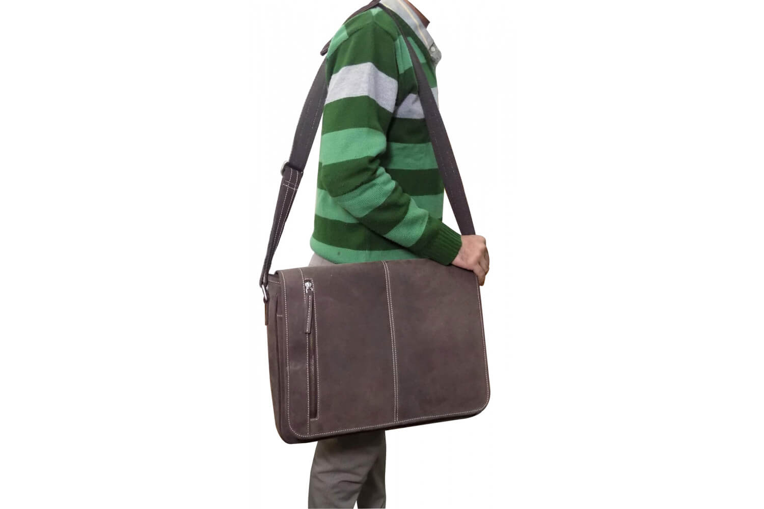 Alpenleder Messenger Bag Atlanta koffee