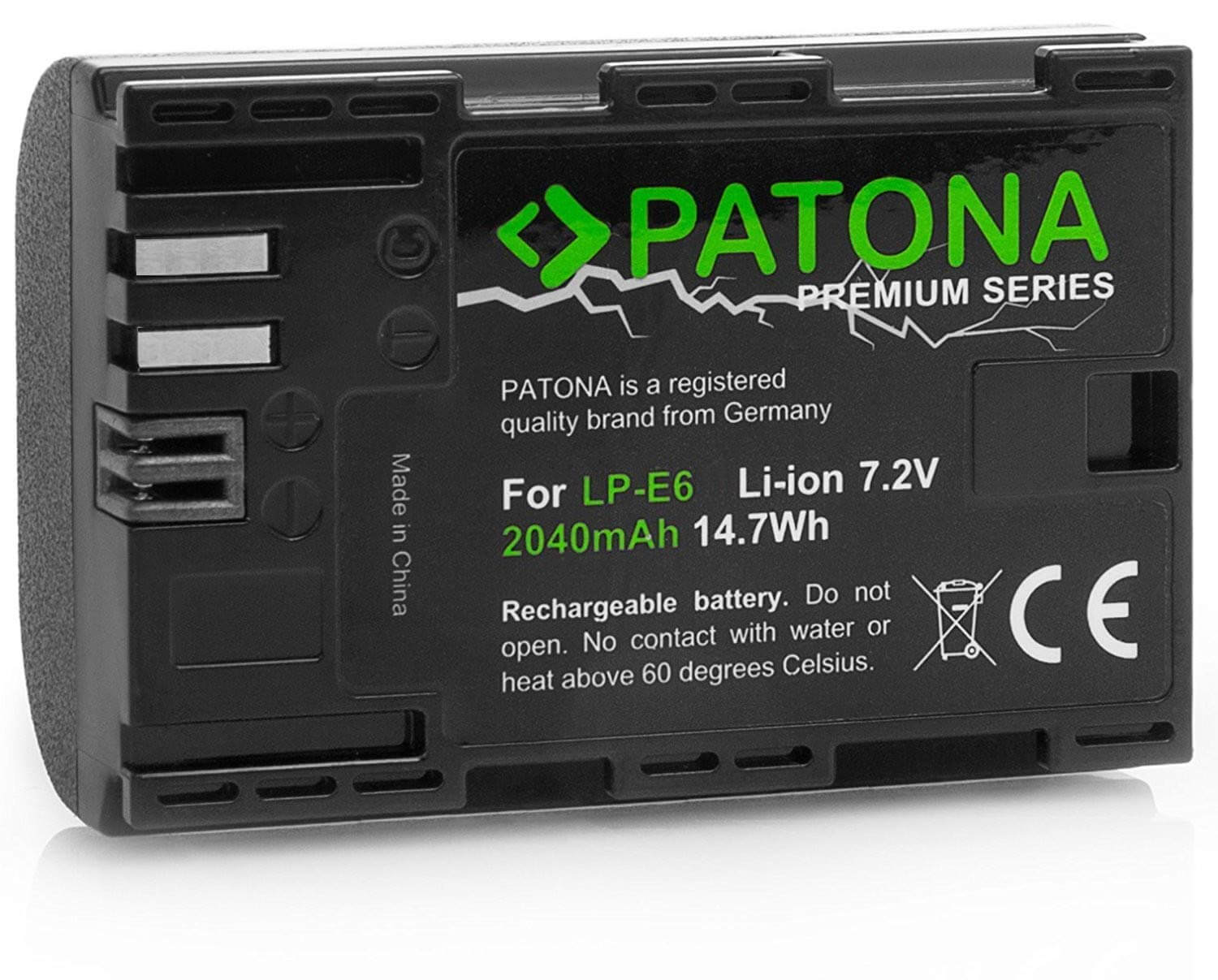 Patona Premium Ersatz für Akku Canon LP-E6