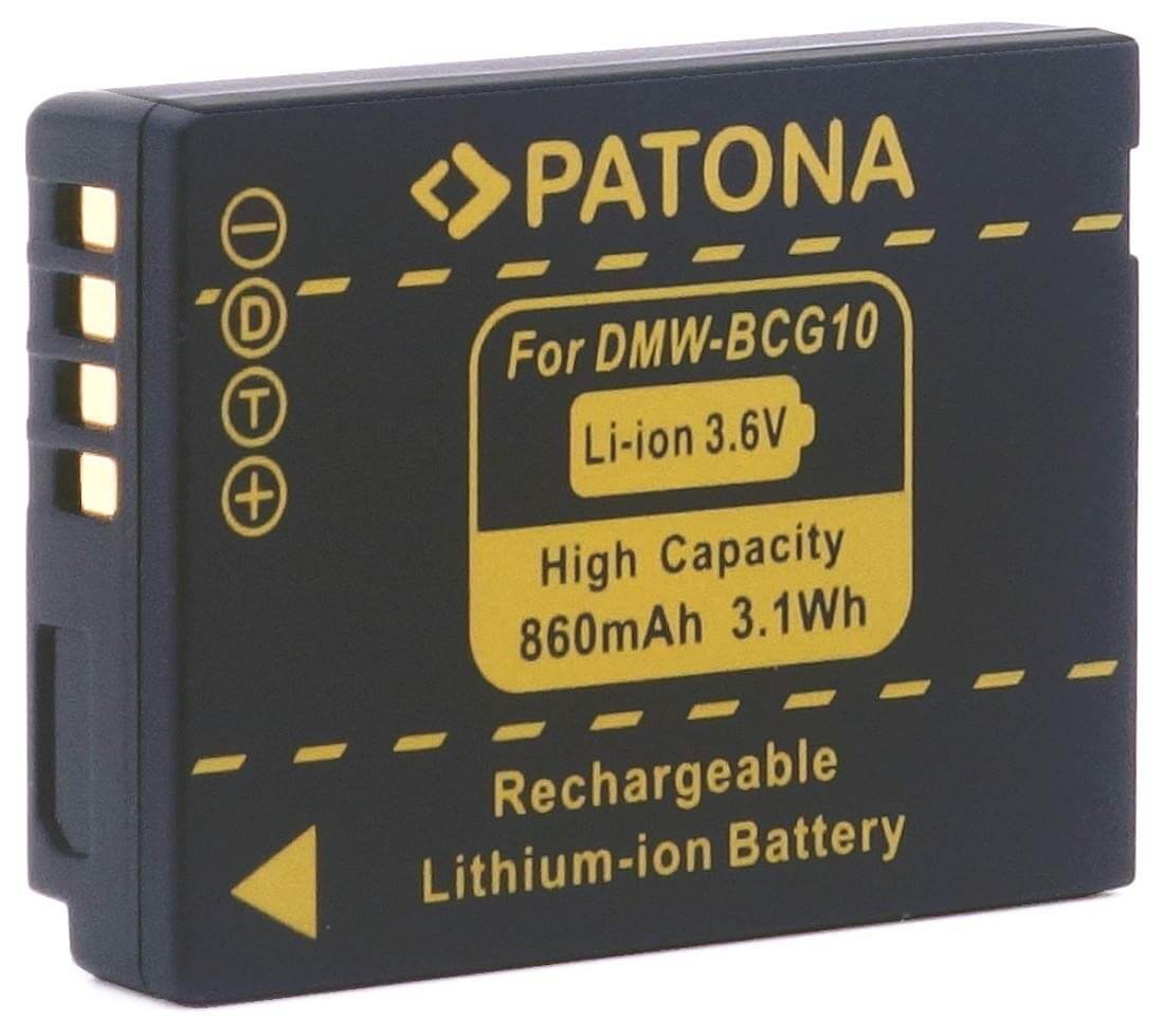 Patona Ersatz für Akku Panasonic DMW-BCG10