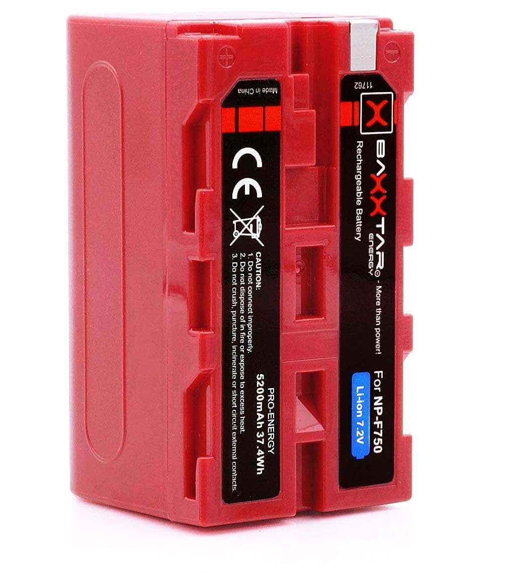 Baxxtar Ersatz für Akku Sony NP-F750