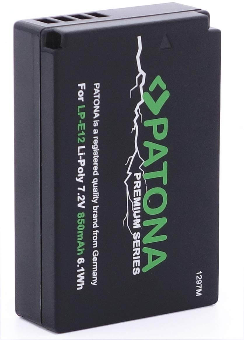 Patona Premium Ersatz für Akku Canon LP-E12