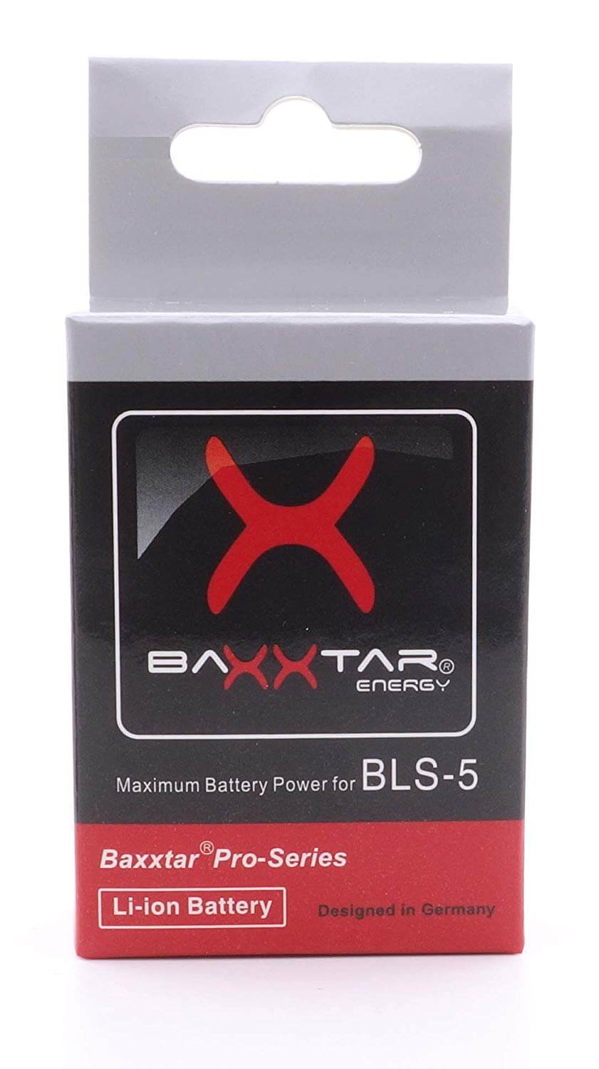 Baxxtar Ersatz für Akku Olympus BLS-5