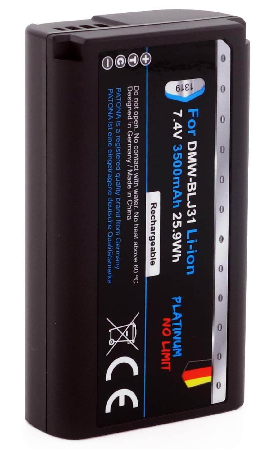 Patona Platinum Ersatz für Akku Panasonic DMW-BLJ31