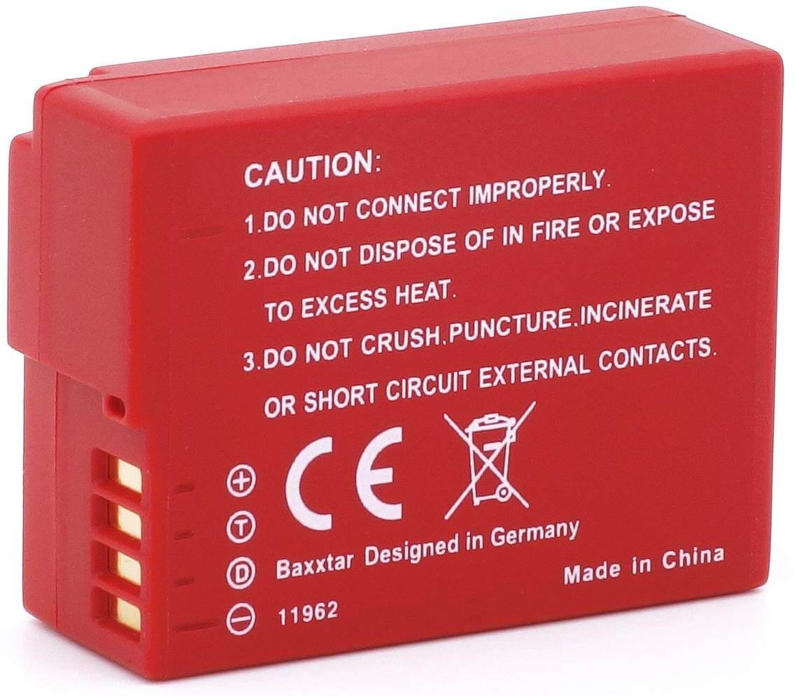 Baxxtar Ersatz für Akku Panasonic DMW-BLC12 / Leica BP-DC12
