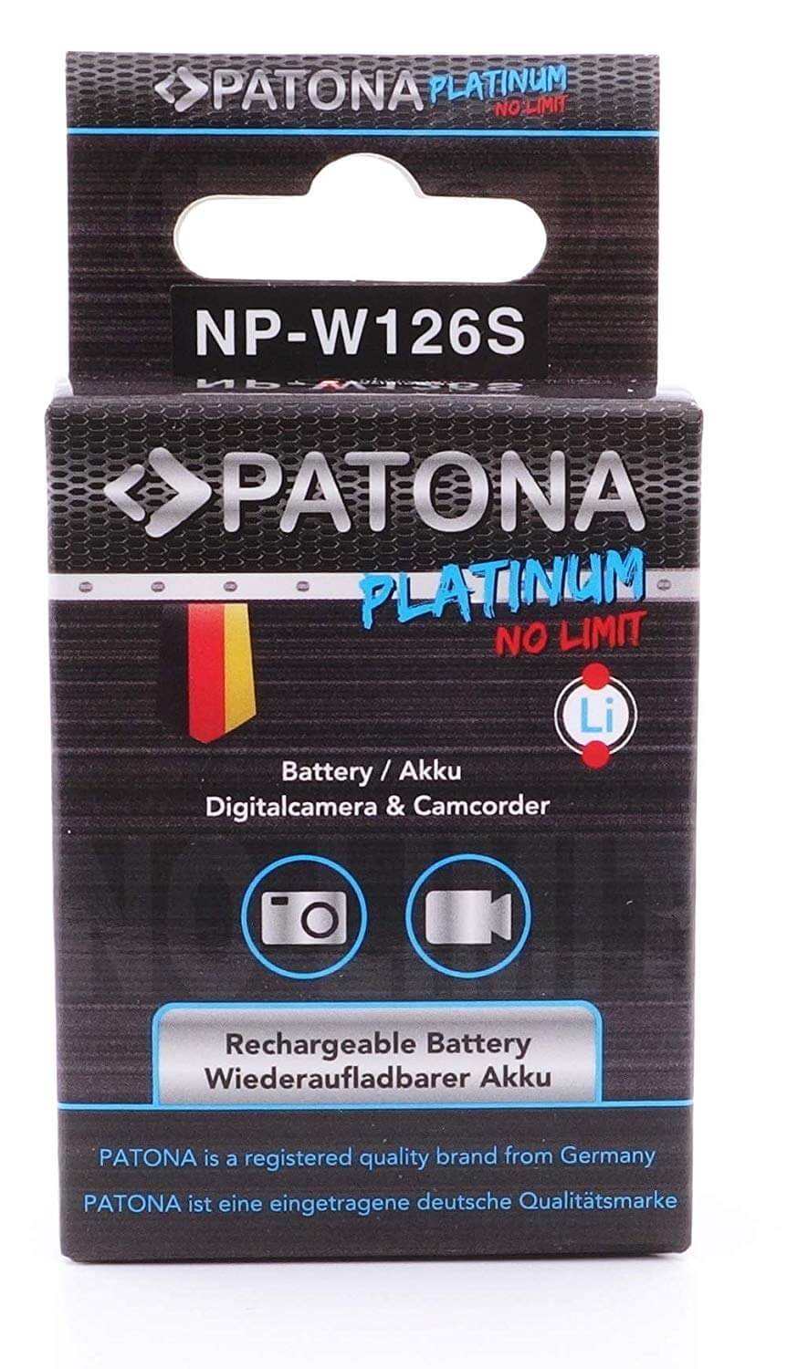 Patona Platinum Ersatz für Fujifilm NP-W126S