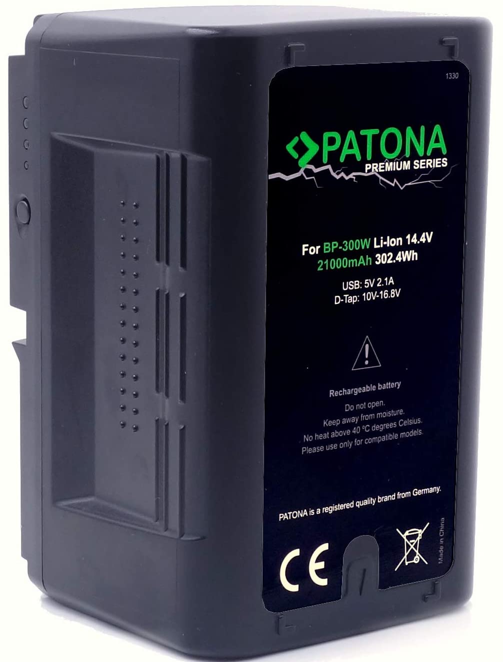 Patona Premium V-Mount Akku  BP-300W