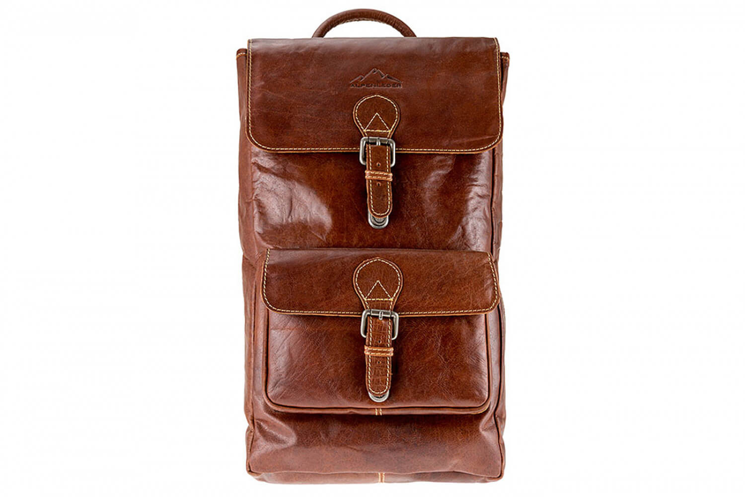Alpenleder Rucksack Backpack Scrambler cognac