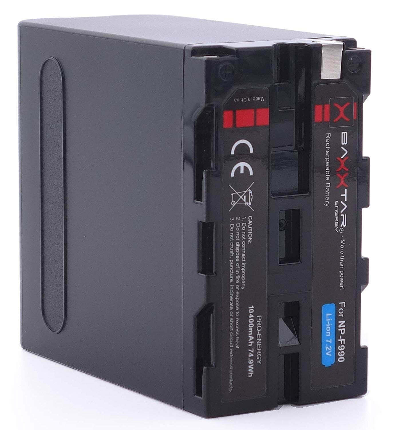 Baxxtar Ersatz für Akku Sony NP-F990 Black Series