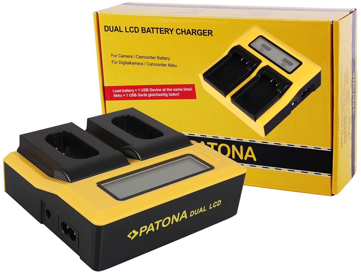 Patona Dual LCD Ladegerät DMW-BLJ31