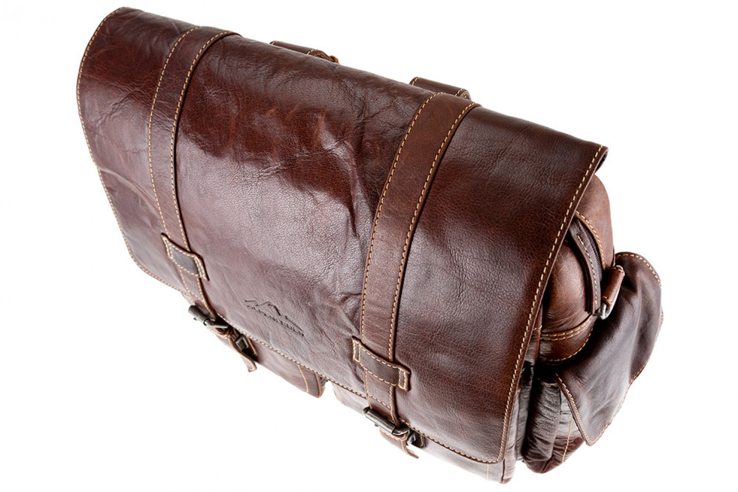 Alpenleder Messenger Bag Aosta Brandy