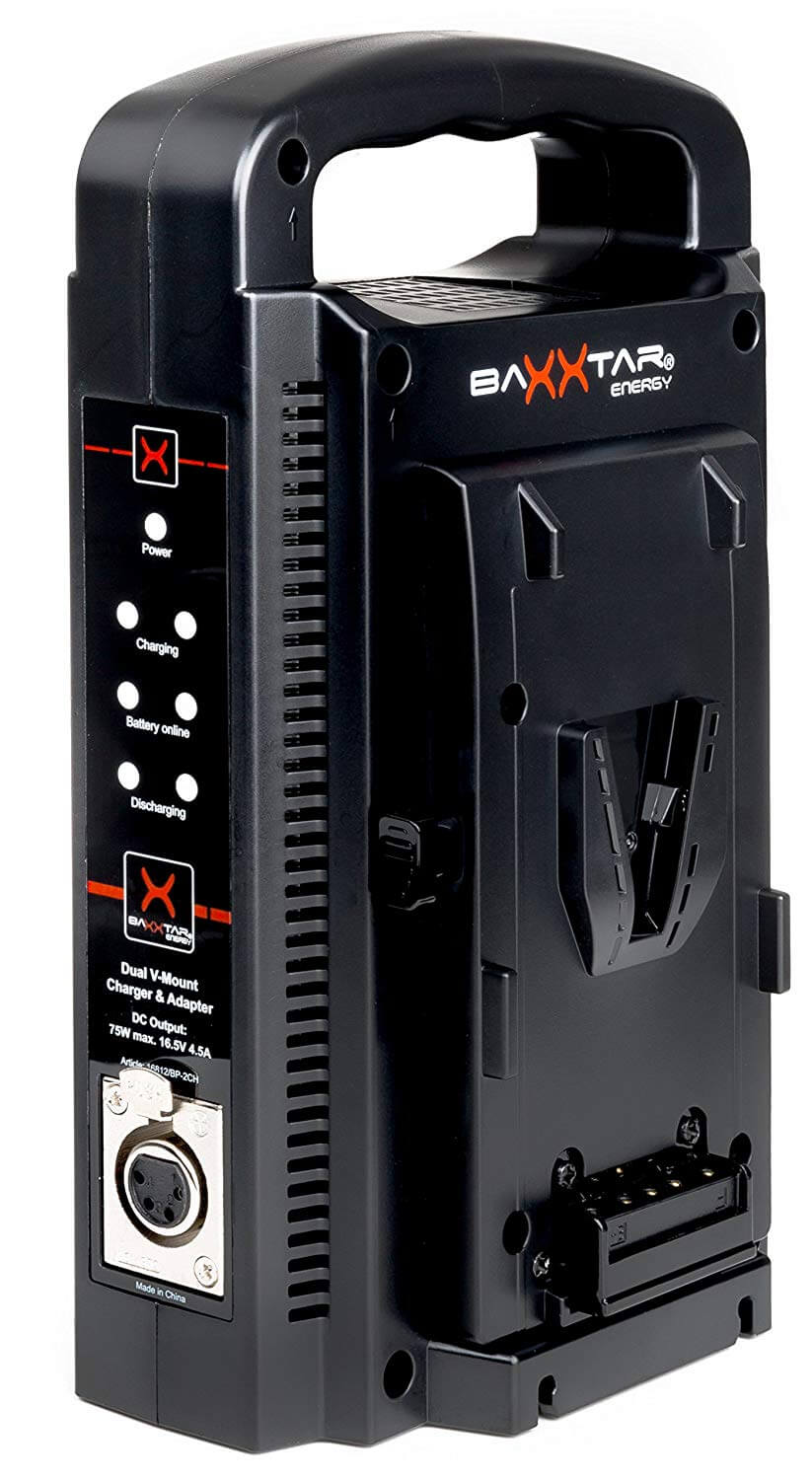 Baxxtar 2Kanal Ladegerät für VMount Akkus