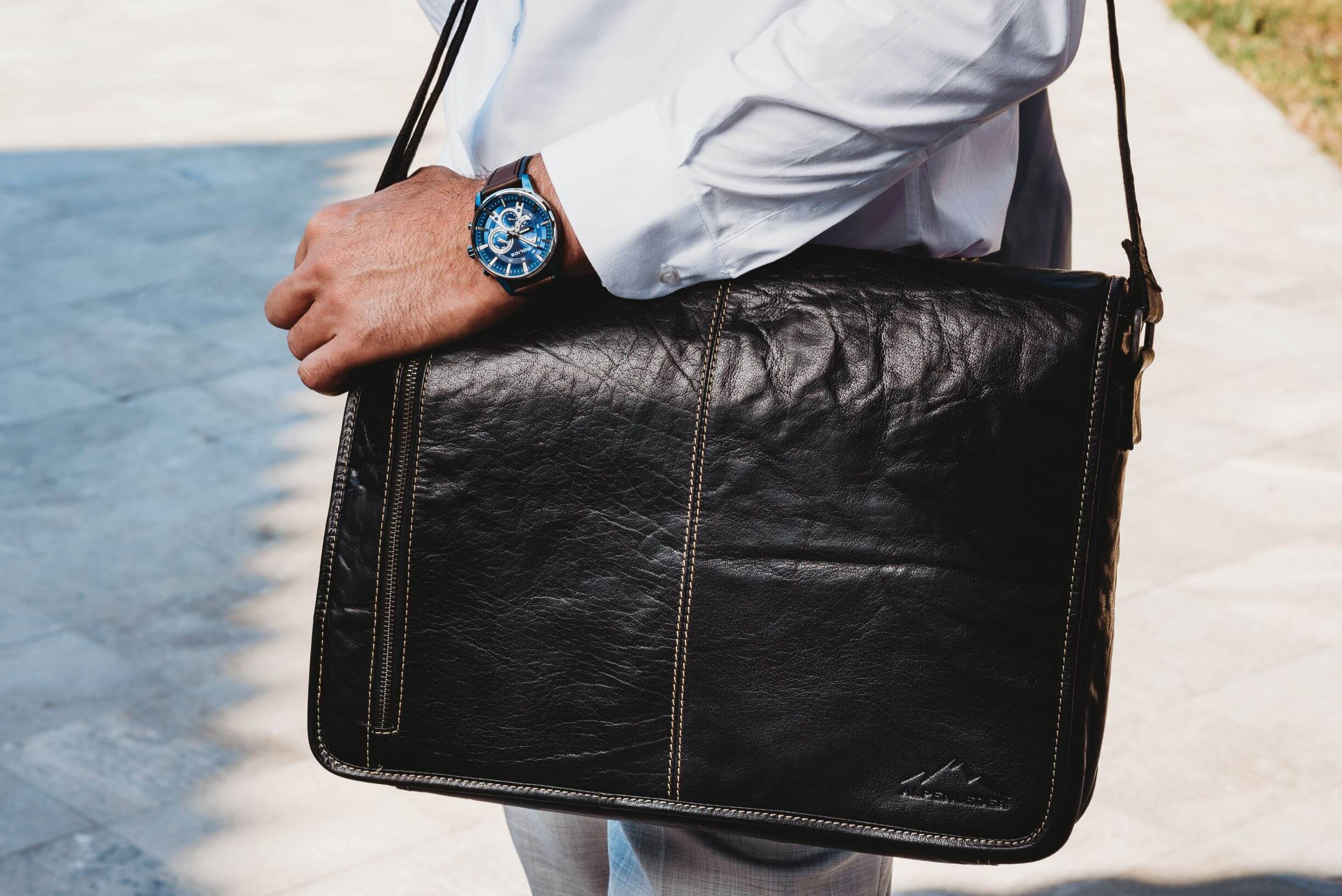 Alpenleder Messenger Bag "Atlanta" Business Tasche