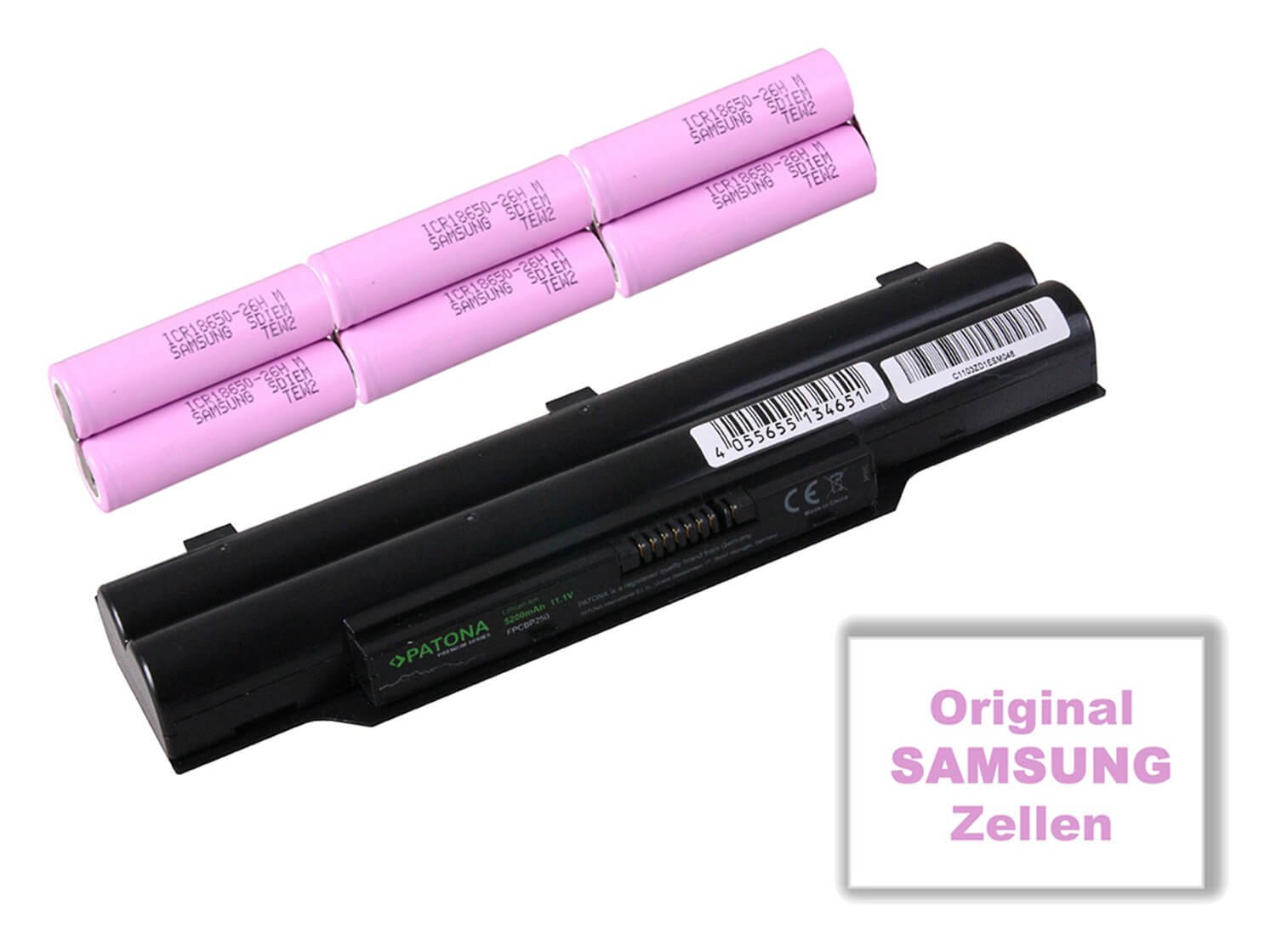 Patona Premium Laptop Akku für Fujitsu Lifebook A530 A531 AH530 AH531 LH701A usw.