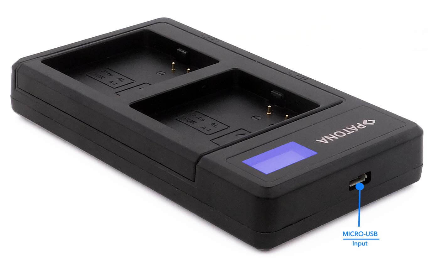 Patona 2Kanal Ladegerät für Arlo Pro2 Go Light