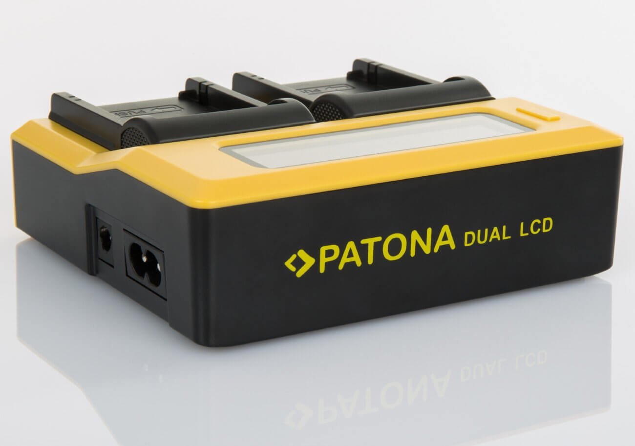 Patona LCD Dual Ladegerät für Akku Sony NP-FW50
