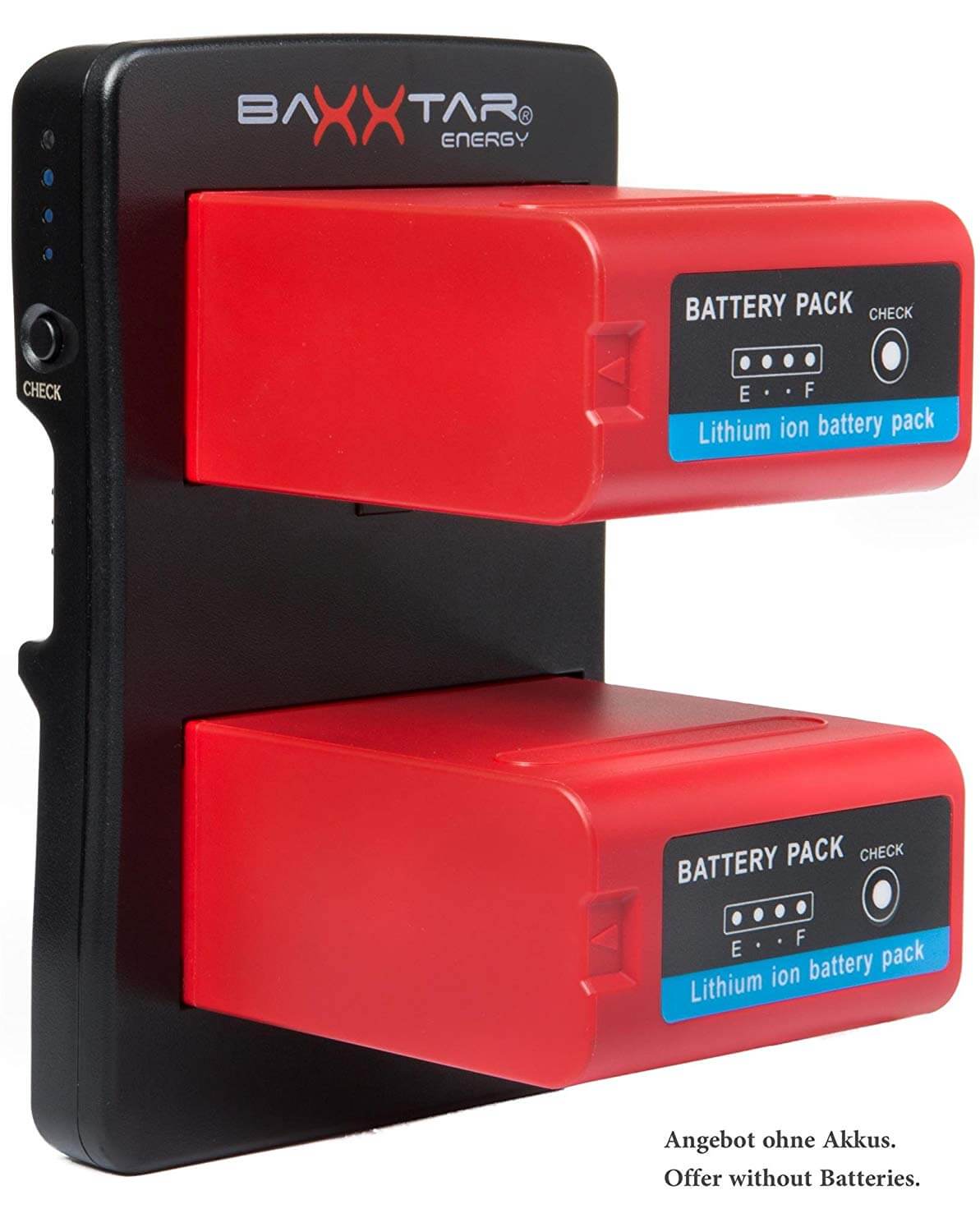 Baxxtar 2 Kanal V-Mount Adapter NP-F auf V-Mount