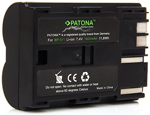 Patona Premium Ersatz für Akku Canon BP-511