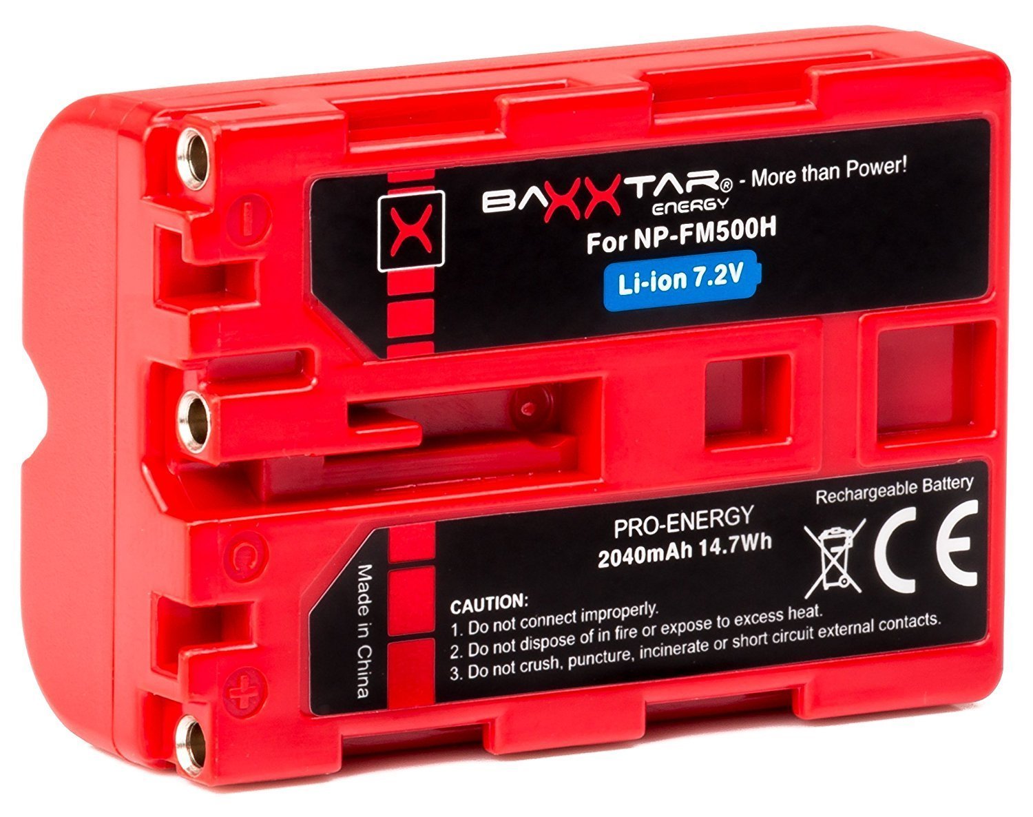 Baxxtar Ersatz für Akku Sony NP-FM500H