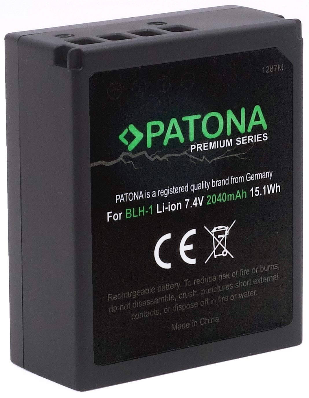Patona Premium Ersatz für Akku Olympus BLH-1