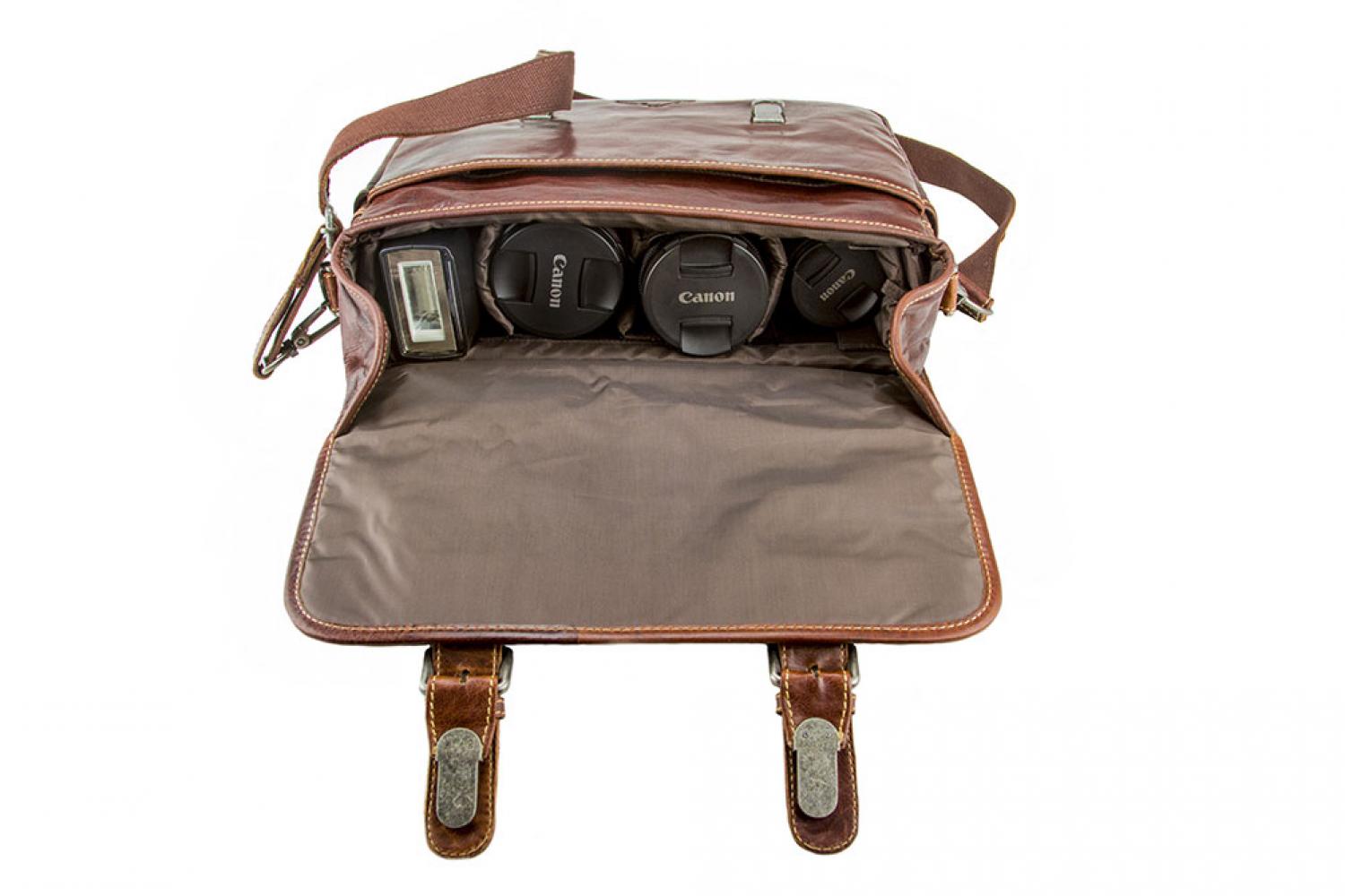 Alpenleder Kameratasche "Reporter"