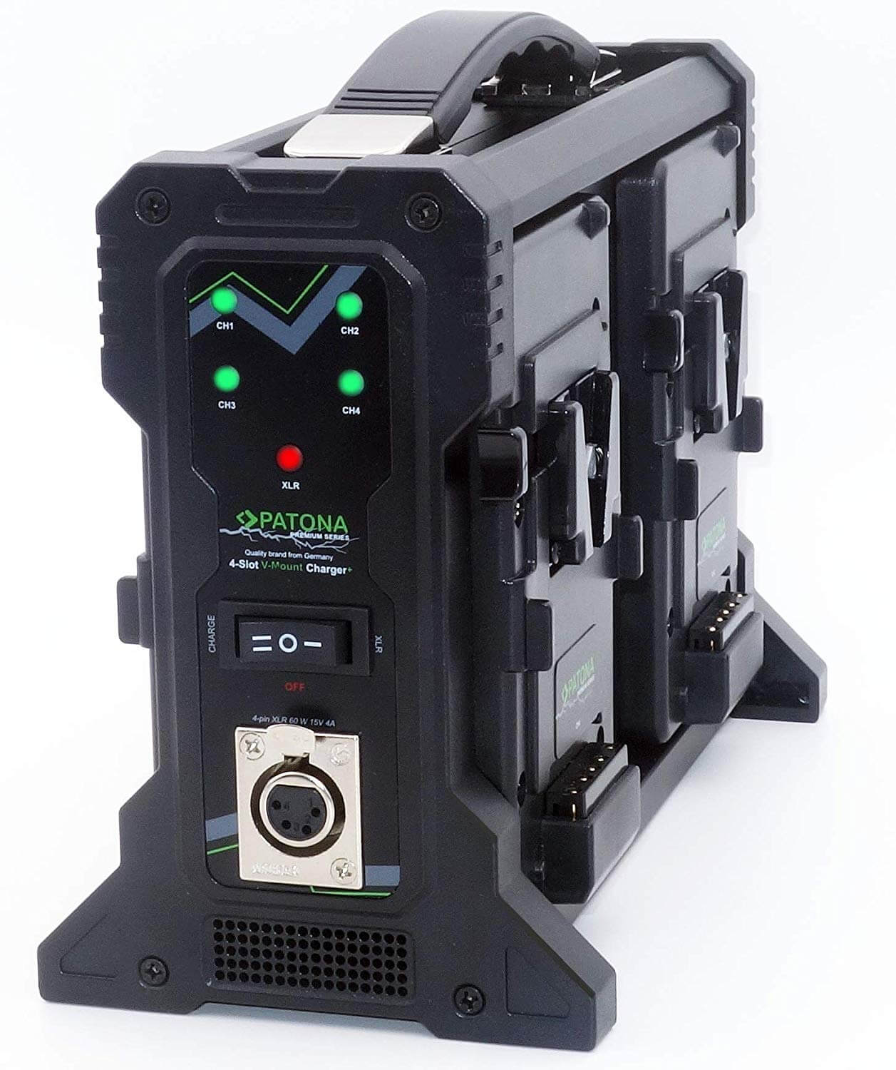 Patona 4Kanal Ladegerät für VMount Akkus