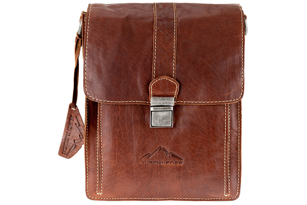 Alpenleder Schultertasche "Galileo"
