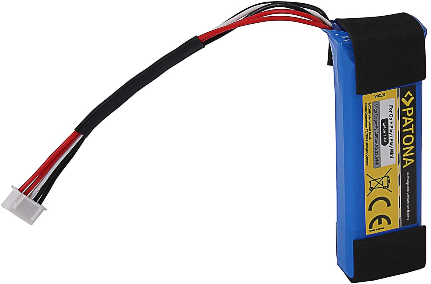 Patona Ersatz für Akku Harman Kardon  CP-HK06 GSP1029102 01 kompatibel mit Go Play