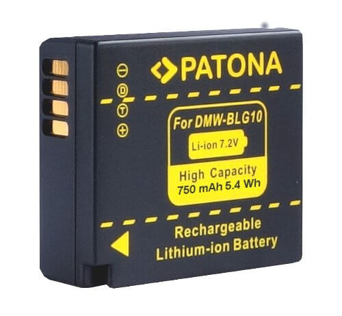Patona Ersatz für Akku Panasonic DMW-BLG10 / Leica Akku BP-DC 15