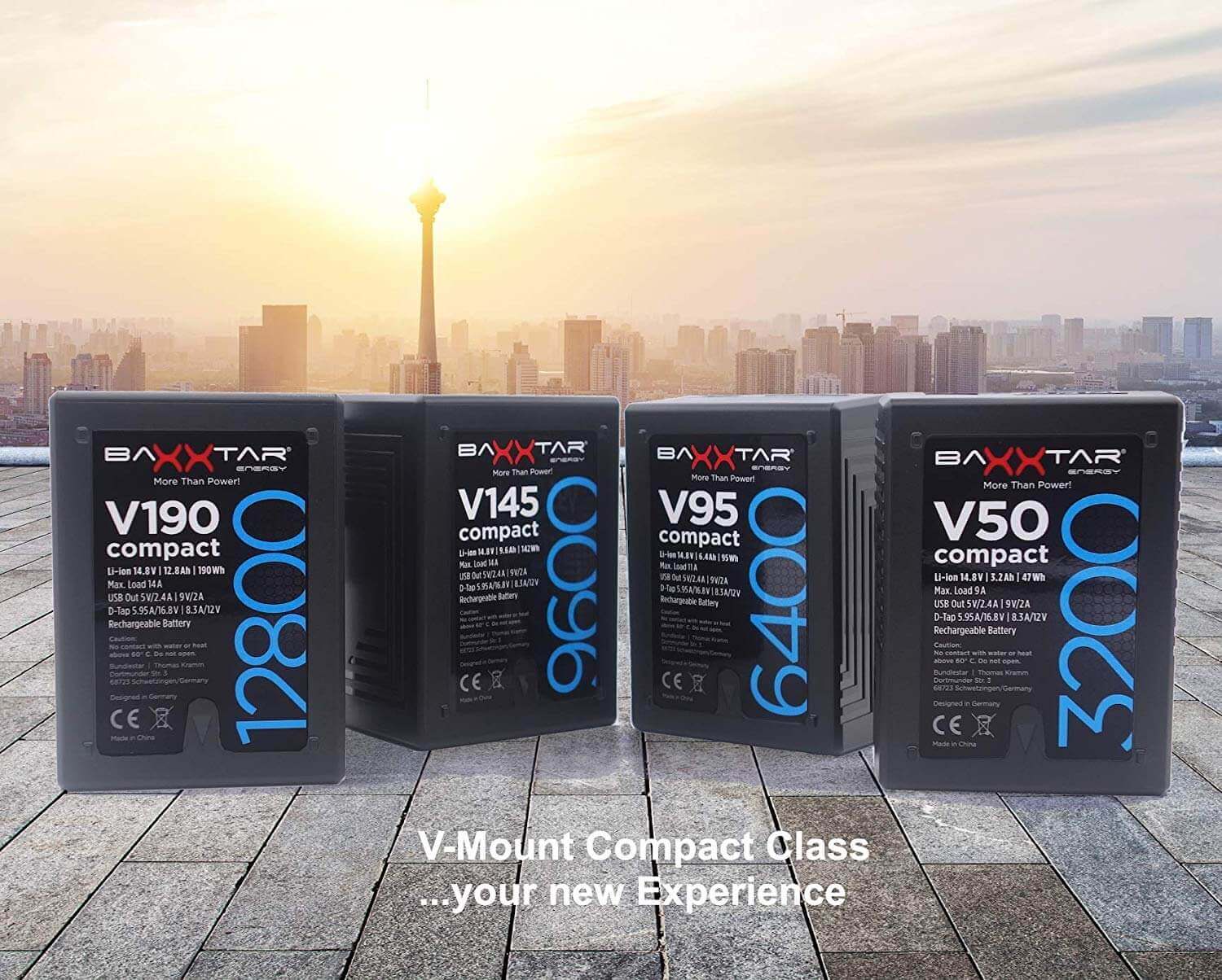 Baxxtar V-Mount Akku - V190 compact
