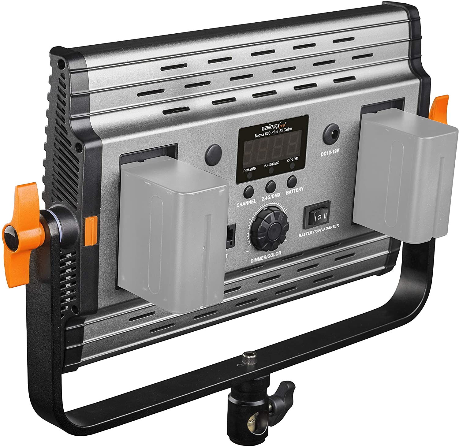 Walimex pro Niova 600 Plus Bi Color – LED Videoleuchte Dauerlicht Flächenleuchte, 36 Watt, 600 LED, dimmbar, 3200-5600K, 4.200 Lumen,