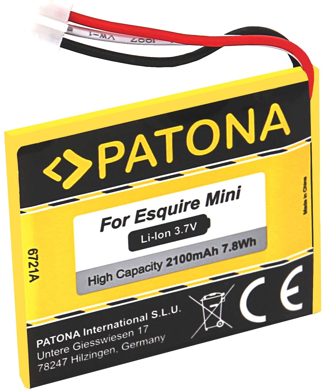 Patona Ersatz für Akku Harman Kardon P655252 kompatibel mit Esquire Mini