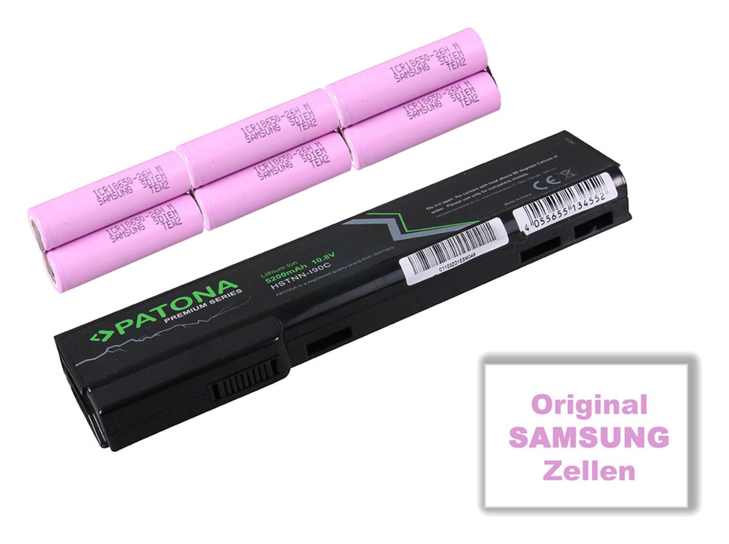 Patona Premium Ersatz für Akku HP Elitebook 8460p...