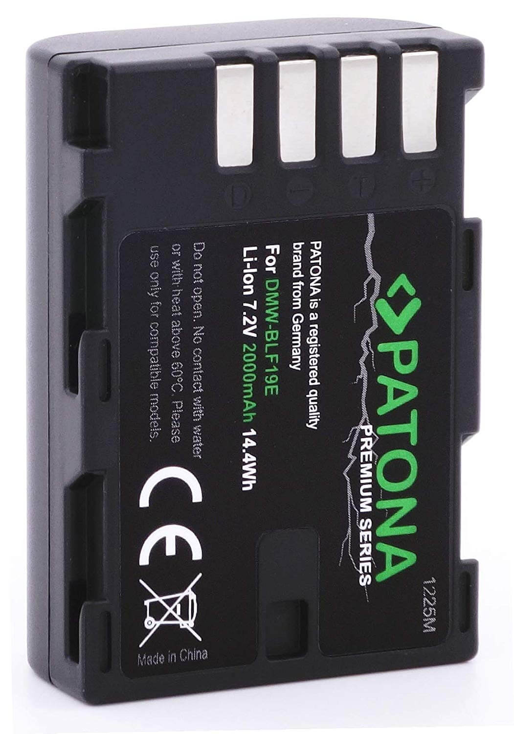 Patona Premium Ersatz für Akku Panasonic DMW-BLF19 / Sigma BP-61