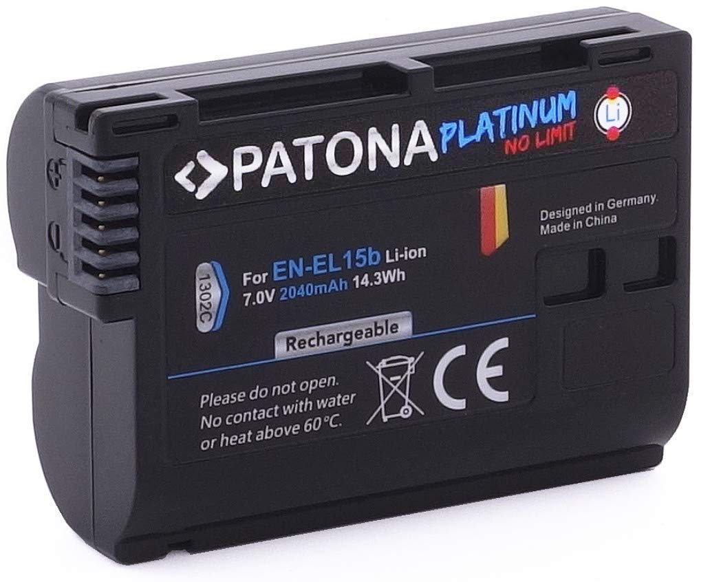 Patona Platinum Ersatz für Akku Nikon EN-EL15b