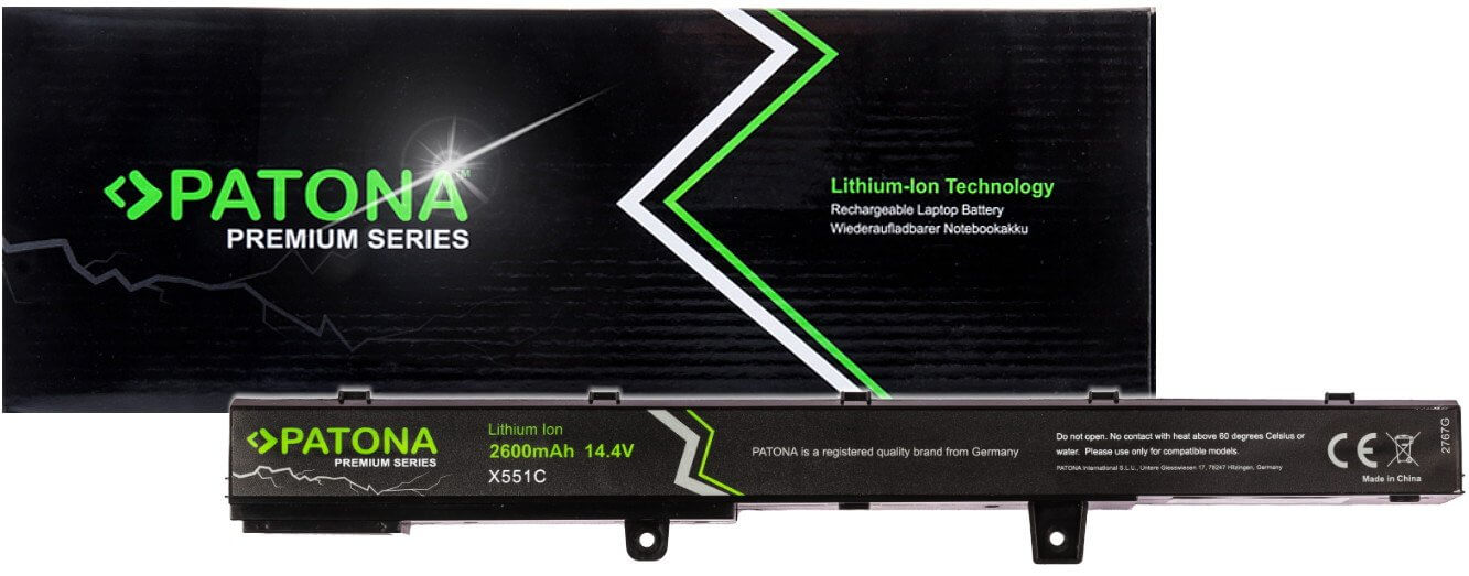 Patona Premium Ersatz für Akku Asus A551C...