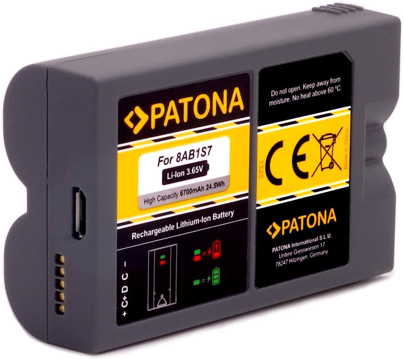 Patona Ersatz für Akku Ring Video Spotlight Cam und Doorbell2