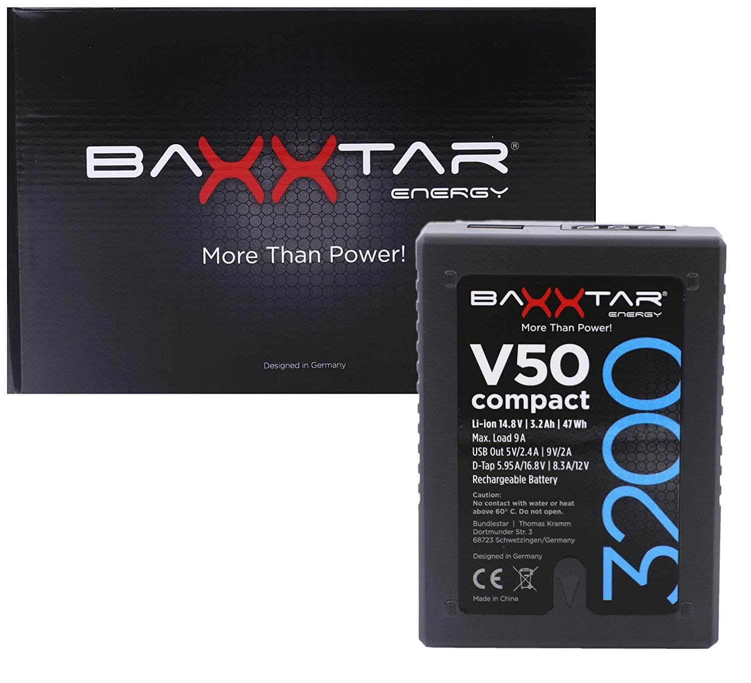 Baxxtar V-Mount Akku - V50 compact