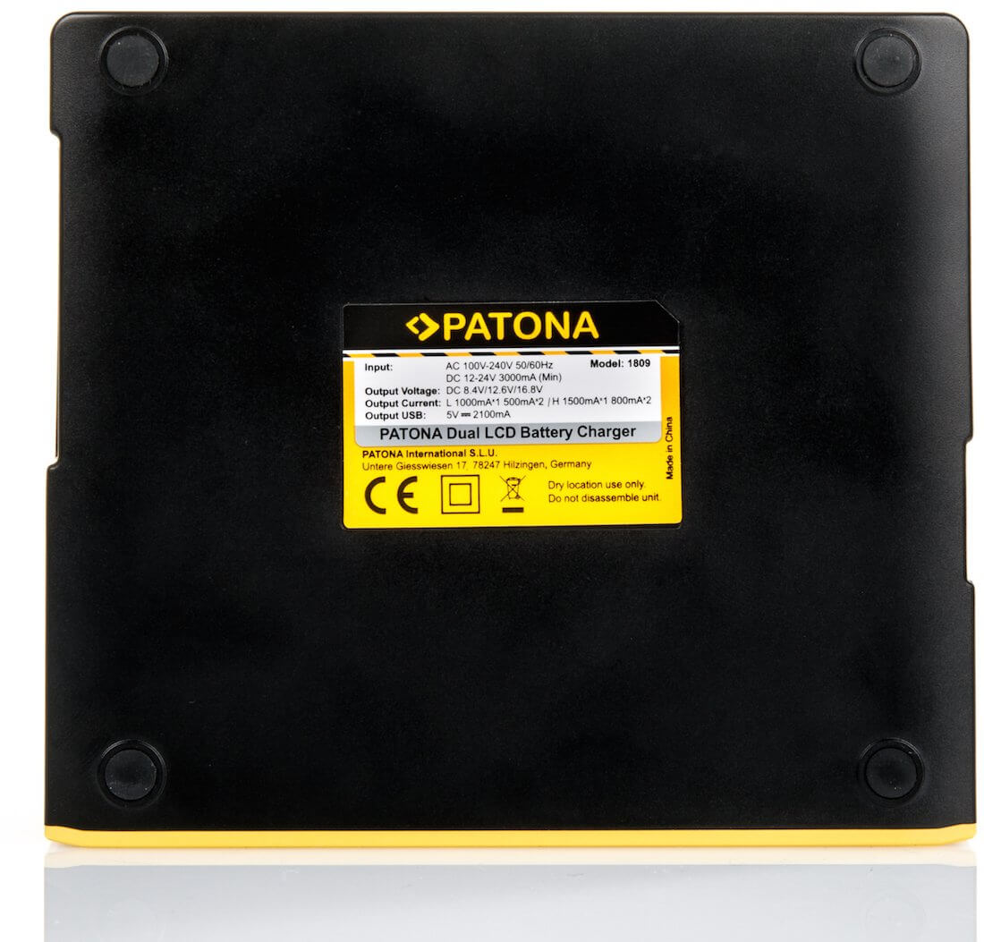 Patona LCD Dual Ladegerät für Akku Sony NP-FW50