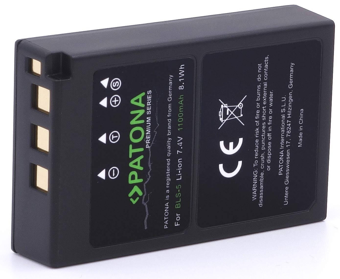 Patona Premium für Akku Olympus BLS-5
