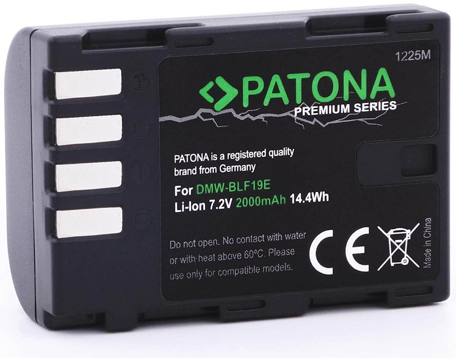 Patona Premium Ersatz für Akku Panasonic DMW-BLF19 / Sigma BP-61