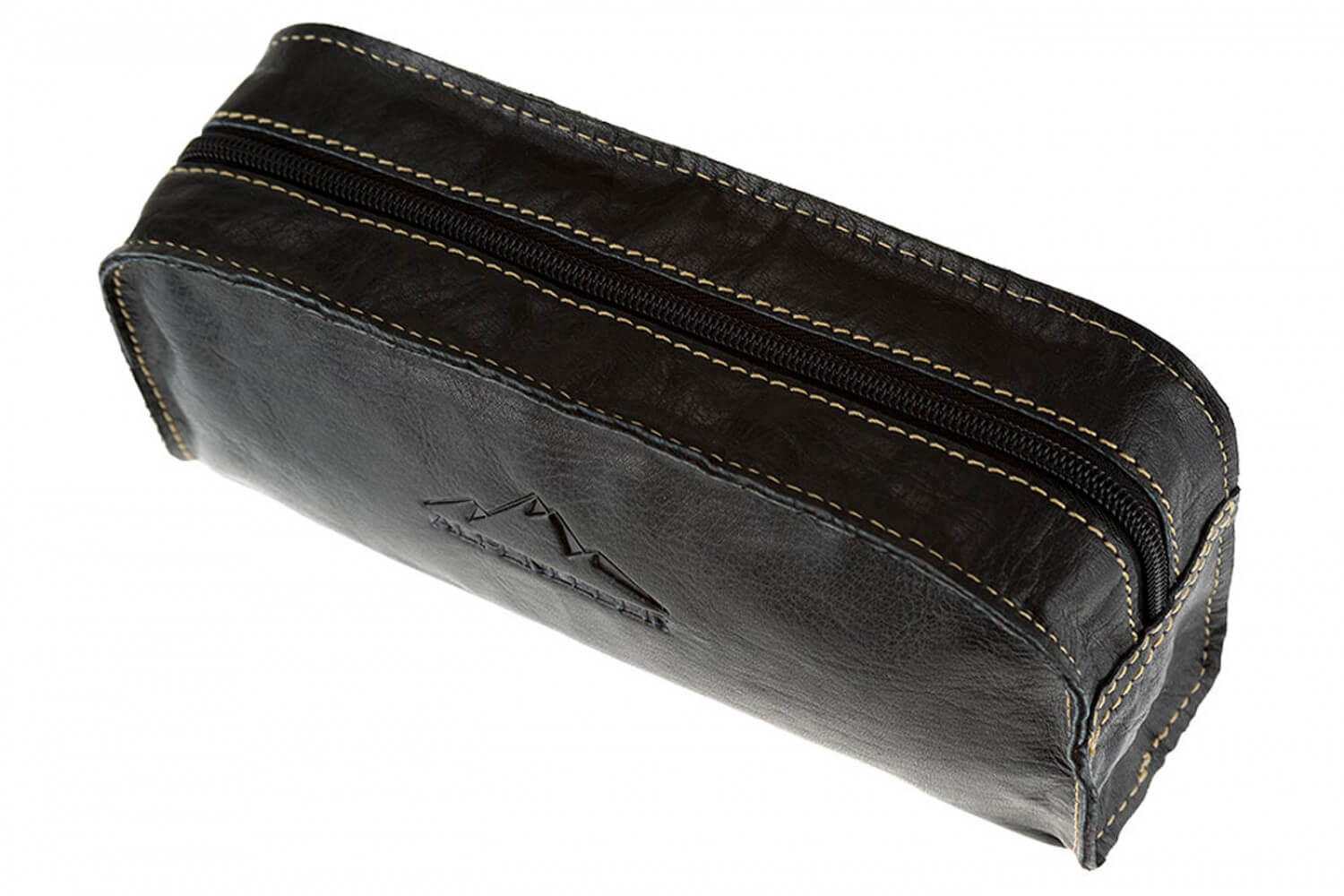 Alpenleder Utility Bag Federmäppchen Kulturbeutel Mainau ebenholz