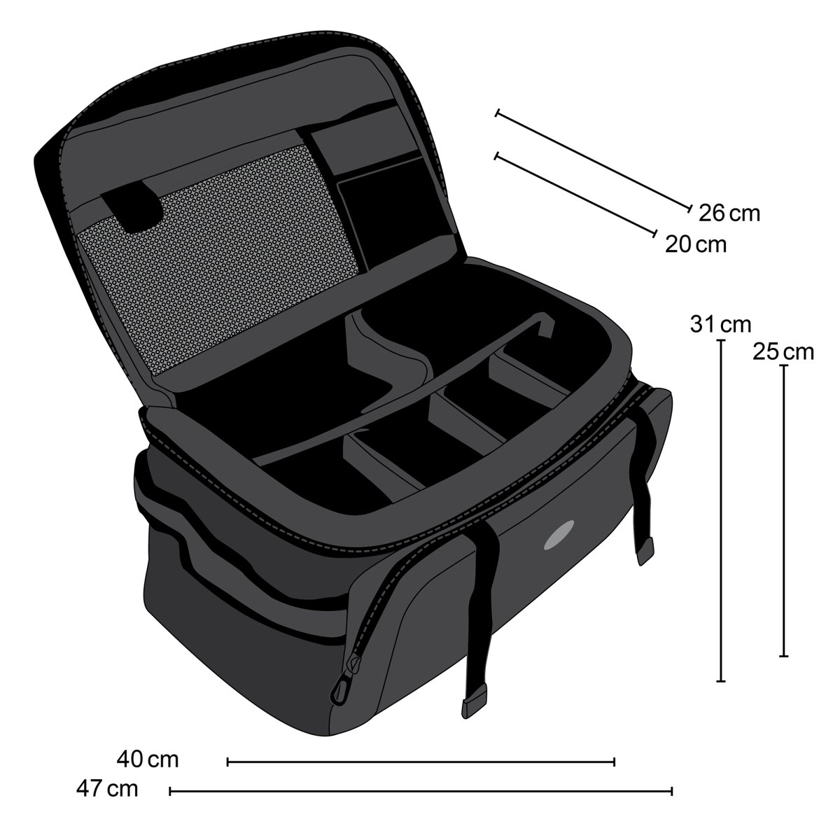 Mantona New York XL Fototasche