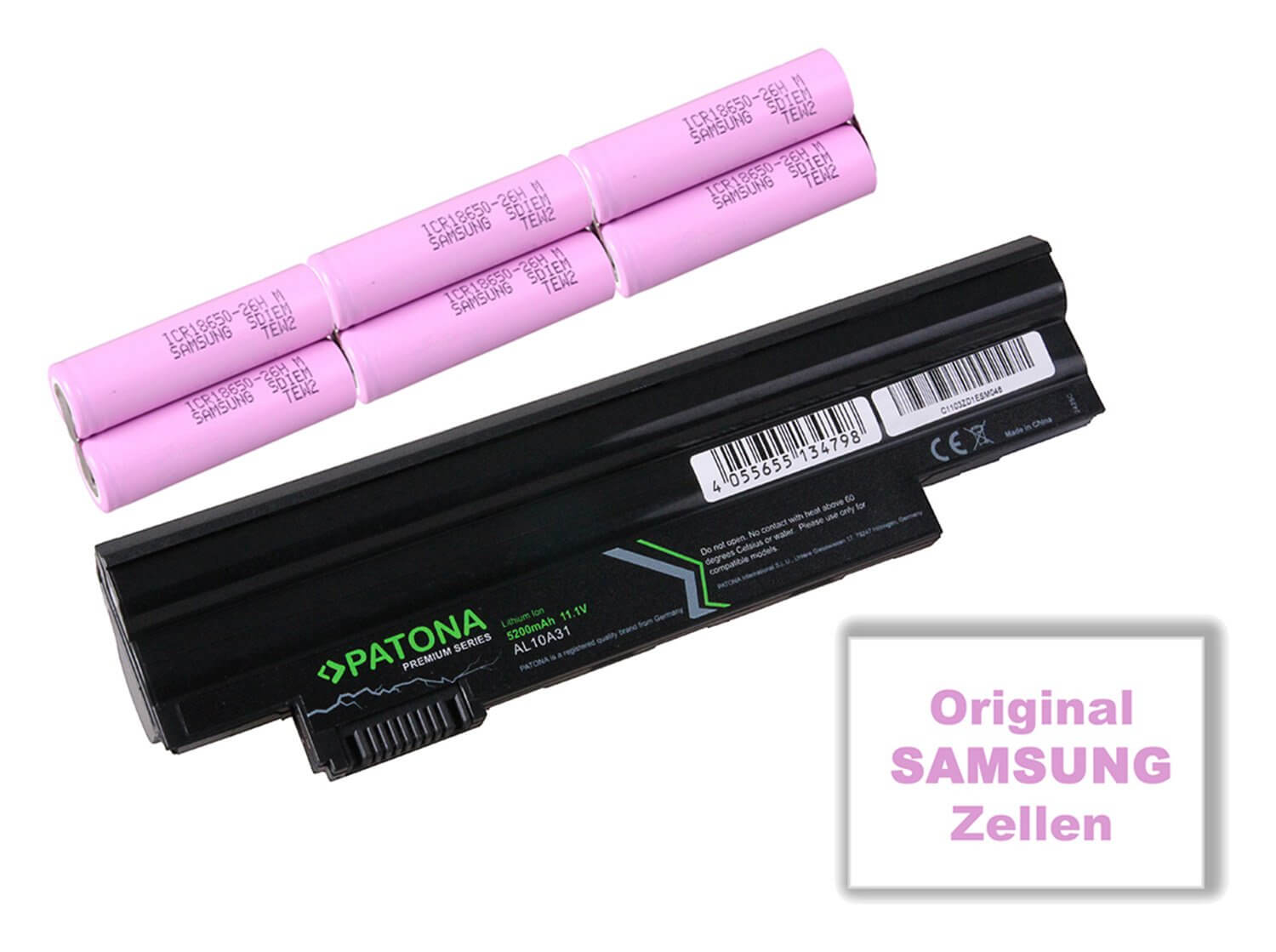 Patona Premium Laptop Akku für Acer Aspire One D255...