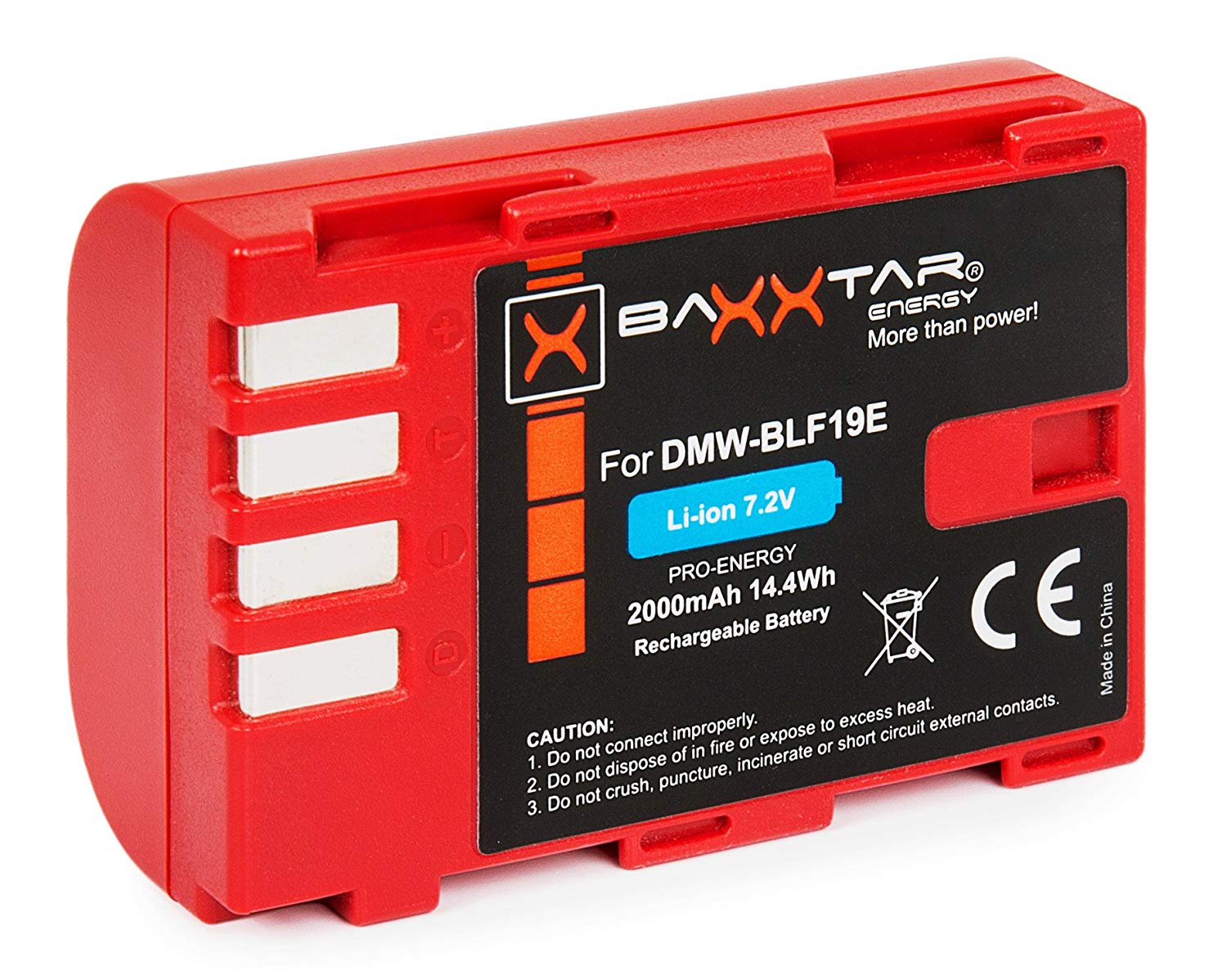 Baxxtar Ersatz für Akku Panasonic DMW-BLF19 / Sigma BP-61