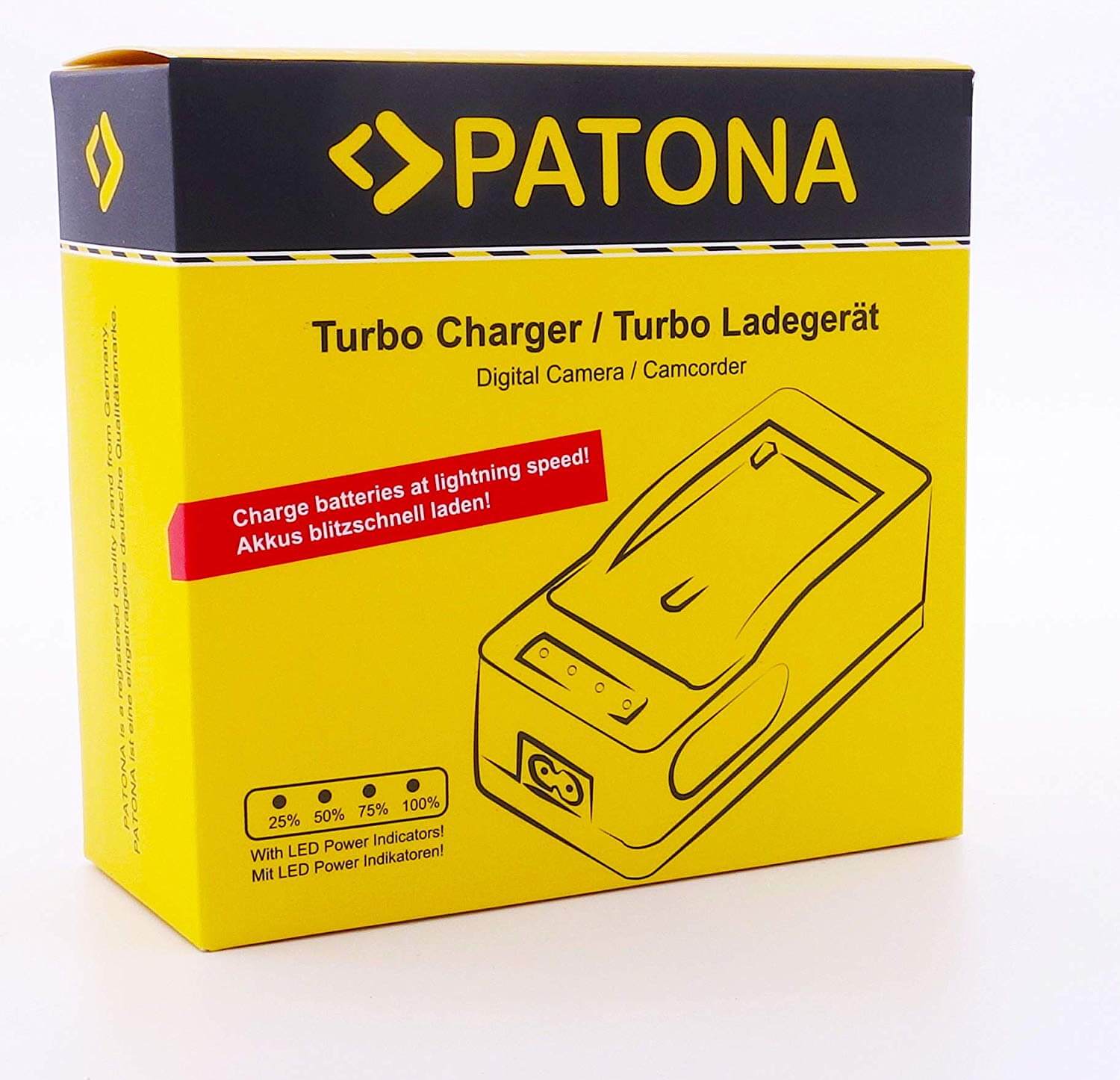 Patona Schnellladegerät für Akku Sony NP-F Serie