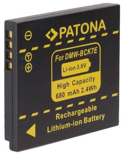 Patona Ersatz für Akku Panasonic DMW-BCK7E